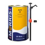 25 Litres Morris Alto 22 Machine Oil & Pump