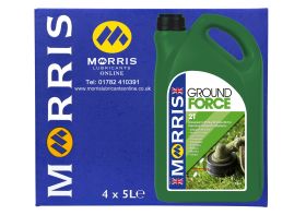 Box of 4 x 5 Litres Morris Ground Force 2T Universal 2-stroke oil