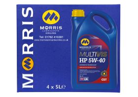 Box of 4 x 5 Litres Morris Multivis CST HP 5W-40