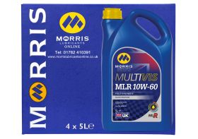 Box of 4 x 5 Litres Morris Multivis MLR 10W-60