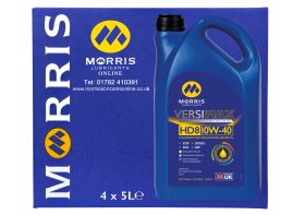 Box of 4 x 5 Litres Morris Versimax HD8 10W-40