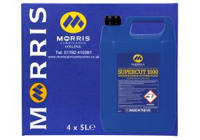 Box of 4 x 5 Litres Morris Supercut 1000 Soluble Cutting Fluid