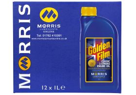 Box of 12 x 1 Litres Morris Golden Film Classic 2-Stroke