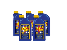 Bundle of 5 x 1 litre pack of Morris Golden Film AG 90 gear oil