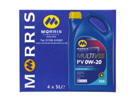 Box of 4 x 5 Litres Morris Multivis ECO PV 0W-20