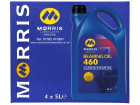 Box of 4 x 5 Litres Morris Bearing Oil 460