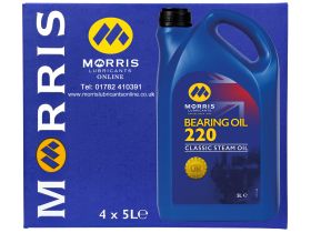 Box of 4 x 5 Litres Morris Bearing Oil 220