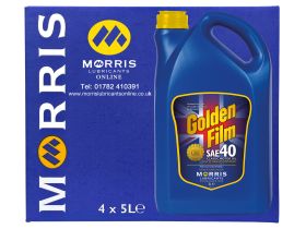 Box of 4 x 5 Litres Morris 
Golden Film SAE 40 Classic Motor Oil