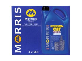 4 x 5 litre pack of Air Force 4000 VG46 compressor fluid