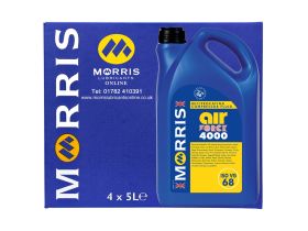 4 x 5 litre pack of Air Force 4000 VG68 Compressor Fluid
