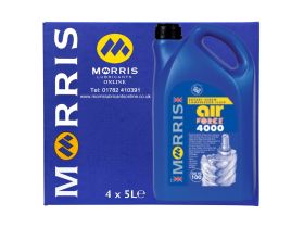 4 x 5 litre pack of Air Force 4000 VG100 Compressor oil