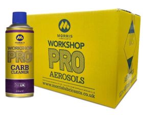 Box of 12 x 400ML Morris Workshop Pro Carb Cleaner