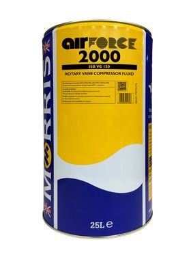 25 litre pack of Air Force 2000 VG150 Compressor fluid