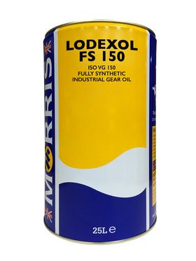 25 litre drum of Lodexol FS150 Synthetic Industrial Gear oil