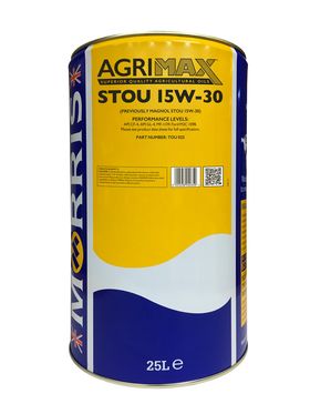 25 litre drum of Agrimax STOU 15W-30