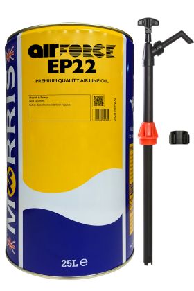 25 litre pack Air Force EP 22 Airline oil and a pump