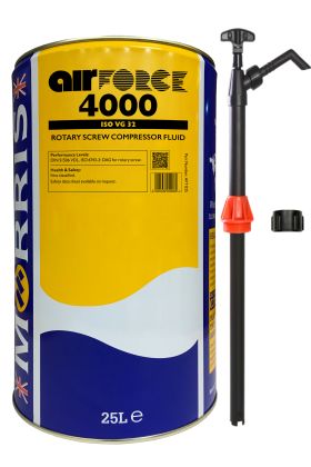 25 litre pack of Air Force 4000 VG32 and pump