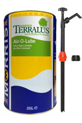 25 Litres Morris Terralus AIR-O-LUBE Air Mist Coolant & Pump