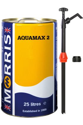 25 Litres Morris Aqua Max 2 Outboard Two Stroke Oilt & Pump