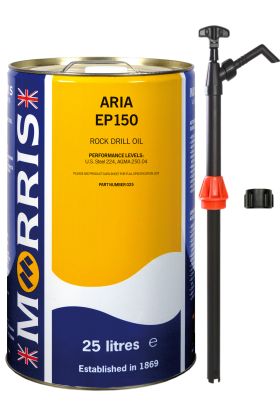 25 Litres Aria EP 150 Rock Drill Oil & Pump