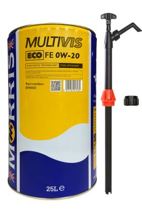 25 Litres Morris Multivis ECO FE 0W-20 & Pump
