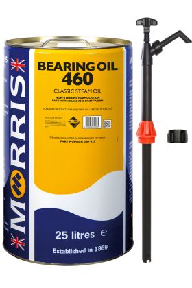 25 Litres Morris Bearing Oil 460 & Pump