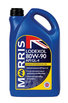 5 litre pack of Morris Lodexol 80W-90 GL4 gear oil