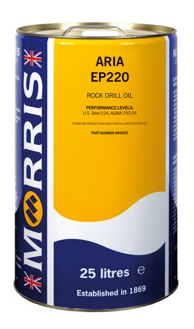 25 litre pack of Aria EP220 Rock Drill Oil