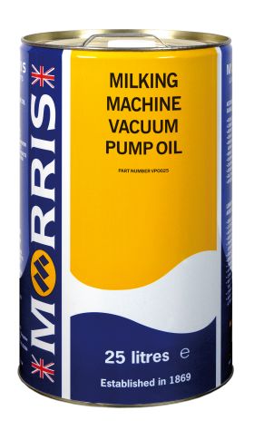 25 litre pack of Milking machine vacuum pump oil